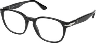 Persol Stijlvolle Brillen - Heren - Brillen - Zwart - 52 MM - Accessoires