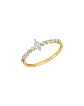 Carriere Jewelry 14K 0.33 Ct. Tw. Diamond Ring