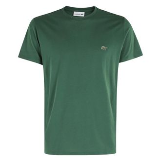 Lacoste T-Shirts, male, Green, Size: 3XL T-Shirt Supima