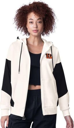 Starter Womens Starter White Cincinnati Bengals Scrimmage Full-Zip Hoodie at Nordstrom, Size Xx-Large