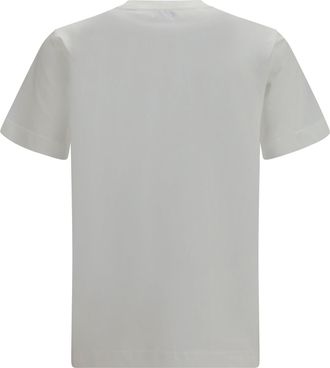 Burberry Mens Cotton T-Shirt Chalk T-Shirts And Polos