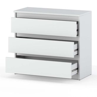 OEM C&oacute;moda Blanca De 80 Cm, Mueble Para Tv 3s, Ideal Para Sal&oacute;n, Dormitorio O Loft