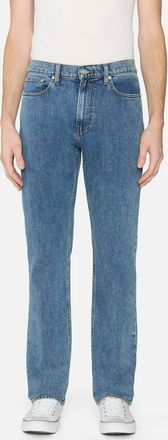 Frame Denim Modern Straight Jeans In Blue Lake