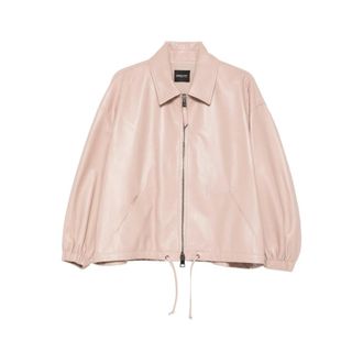 Simonetta Ravizza Bomber Jackets, female, Pink, Size: XS Linus Drawstring Jacket
