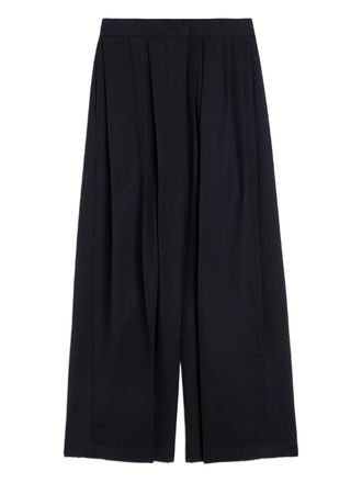 Jil Sander pleated tailored trousers - women - Wool - 32 - Blue