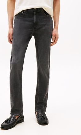 Tommy Hilfiger Slim-fit-Jeans TOMMY HILFIGER BLEECKER Slim Fit, Herren, Gr. 32, L&auml;nge 32, grau (vernon grau), Denim/Jeans, Obermaterial: 98% Baumwolle, 2% Elasthan, 