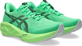 Asics Laufschuh ASICS NOVABLAST 5, Damen, Gr. 37,5, vital gr&uuml;n, schwarz, Synthetik, Schuhe Laufschuh