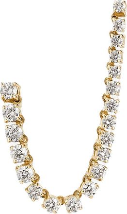 Lana Jewelry Double Post Single Diamond Tennis Chain Earring in Yellow at Nordstrom