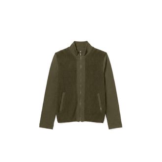 Freddy Felpa slim donna in tricot a coste con collo a lupetto