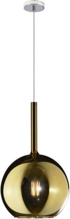 Top-Light Lampadario moderno top light future 1155cr sg e27 led vetro pirex soffiato sospensione, vetro oro