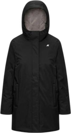 K-Way Giacca Sophie Twill Soft Beaver - - Jackets - Donna - Nero - S