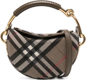 Burberry Bridle geruite shopper - Grijs