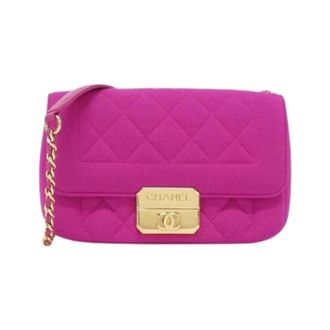 Chanel Pre-owned Vintage Schoudertas - Dames - Pre-owned - Paars - Maat: ONE Size