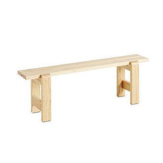 HAY Panchina Weekday legno naturale / L 140 cm - Legno - Hay - Legno naturale - Legno