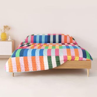Happy Friday Colcha 100% algod&oacute;n multicolor 240x260 cm (cama 135/140/150)