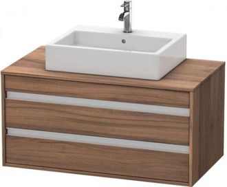 Duravit Ketho M&oacute;dulo Mural 6655, 2 Cajones, 1000mm, Para Lavabo - Duravit