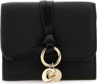 Chlo&eacute; Black Logo Wallet