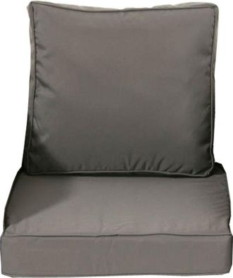 Clp Copricuscino Poltrona Bergen Grigio Ferro