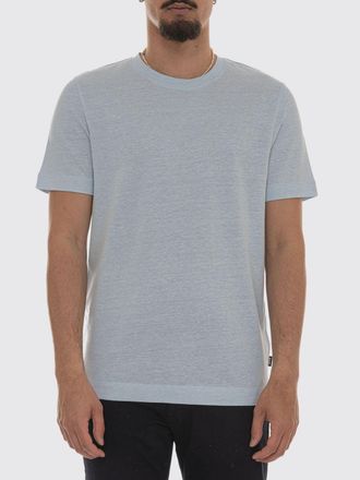 HUGO BOSS T-shirt in cotone e lino