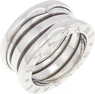 Bulgari White Gold White Gold (18K) Band Ring (Pre-Owned)