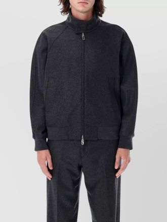 Fendi tobacco ff bomber jacket