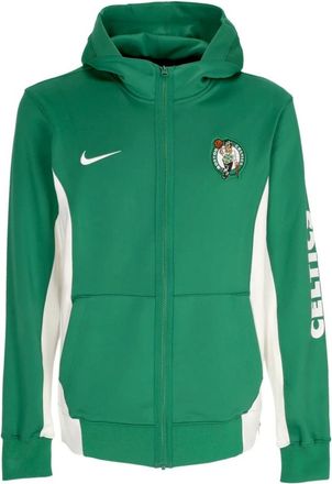 Nike NBA Showtime Hoodie Tracksuit Jacket - Heren - Sportshirts - Groen - XL - Polyester - Fitness