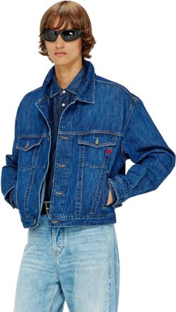 Diesel Trucker jacket in denim - Denim Jackets - Man - Blue
