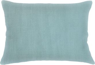 Anaya with Love So Soft Linen Pillow with Down Insert in Mist Blue at Nordstrom, Size 14X40
