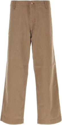 Emporio Armani Bruine Stretch Denim Jeans - Heren - Wijde Broeken - Bruin - L - Denim - Broeken