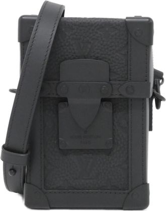 Louis Vuitton Taurillon Black Leather Shoulder Bag (Pre-Owned)