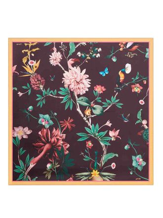 La DoubleJ Silk Scarf With Print