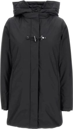 Fay Toggle Coat Tecnico+Db Front Stacca - Dames - Parka Jassen - Zwart - XL - Polyester - Jassen