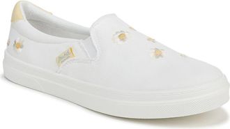 Blowfish Havasu Embroidered Slip-On Sneaker in White Daisy Textile at Nordstrom Rack, Size 6.5