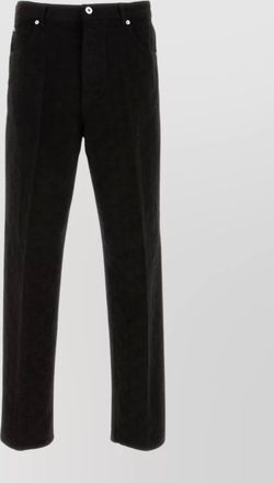 Ferragamo cotton straight-leg trousers