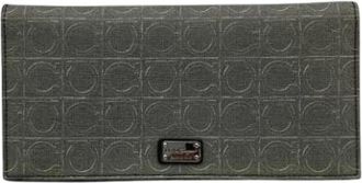 Ferragamo Pre-owned Gancini Long Wallet (Bi-fold) - - Pre-owned - Uomo - Grigio - ONE SIZE
