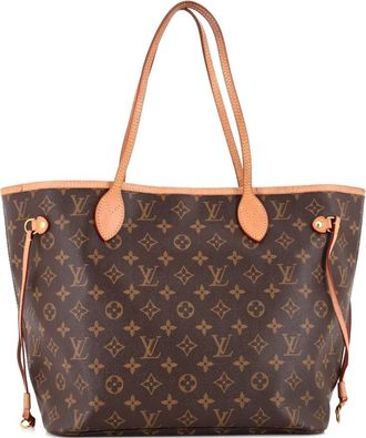 Louis Vuitton Neverfull NM MM canvas shopper met monogram - Bruin