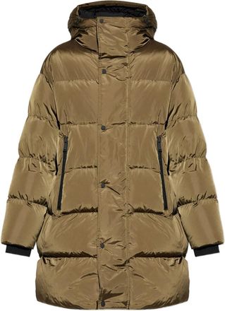 Dsquared2 Piumino trapuntato con cappuccio - Marrone