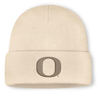 Nike Oregon Nike Mens College Cuffed Beanie in Brown | N41C15AUON-M4T