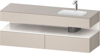 Duravit Qatego Lavabo Encastrado Con Base De Lavabo Consola, - Duravit