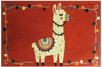 The Rug Market Craft Llama 30X48in Doormat