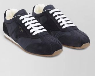 Prada spark low top sneakers round toe