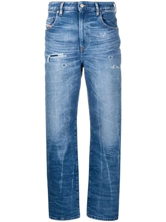 Diesel D-Reggy 009MV straight jeans - women - Cotton/Polyester/Spandex/Elastane - 30/32 - Blue