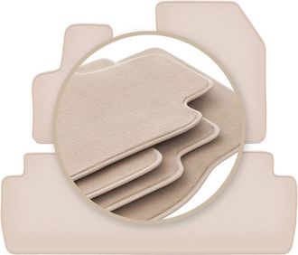 OEM Alfombrillas Premium Beige Para: Peugeot 5008 Ii Crossover 2017