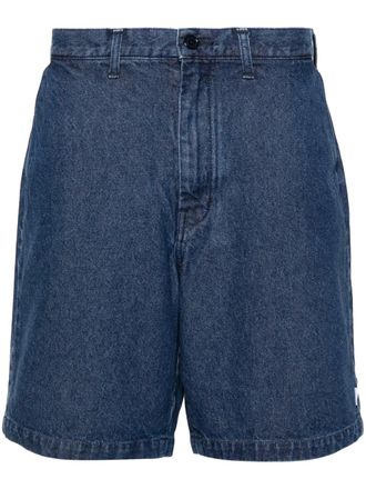 Wtaps 2001 straight-leg denim shorts - Blue