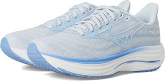Mizuno Wave Rider 29 Womens Running Shoes Ancient Water/Ice Water : Womens 10.5 B - Medium, Synthetic