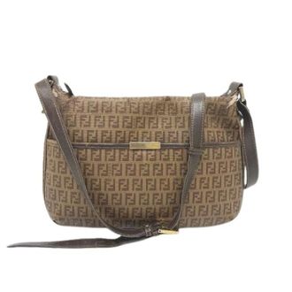 Fendi Pre-owned Cross Body Bags, female, Brown, Size: ONE SIZE Pre-owned Vintage Pochette Shoulder Bag