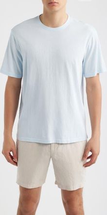 Nordstrom Slub Cotton Crewneck T-Shirt in Blue Diamond at Nordstrom, Size Xxx-Large