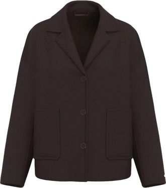 Marella Emmflipper Jas - Dames - Blazers - Bruin - M - Polyester - Jassen