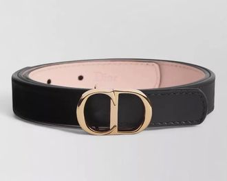 Dior calf leather reversible belt