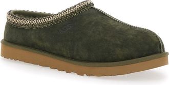 UGG Mens Green Mules With Shearling Lining Leather